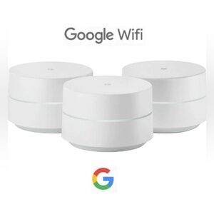 🛜 Google WiFi system 3-Pack Router Replacement Whole Home Coverage (NLS-1304-25)